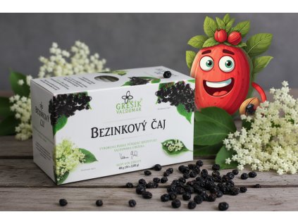 Bezinkový čaj 20 n.s. přebal GREŠÍK