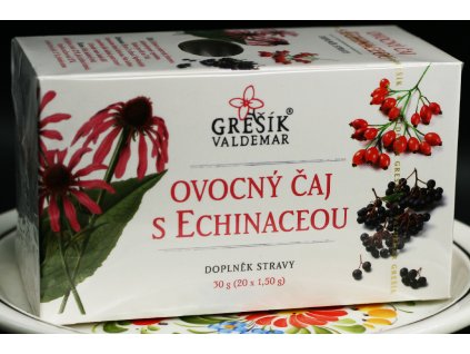 Ovocný čaj s echinaceou 20 n.s. přebal GREŠÍK ebyliny.cz