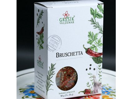 Bruschetta 30 g GREŠÍK Dobré koření a ebyliny.cz