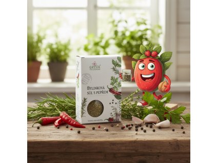 Bylinková sůl s pepřem 40 g GREŠÍK Dobré koření