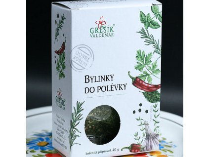 Bylinky do polévky 40 g GREŠÍK Dobré koření a ebyliny.cz