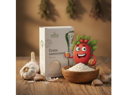 Česnek granulovaný 60 g GREŠÍK Dobré koření