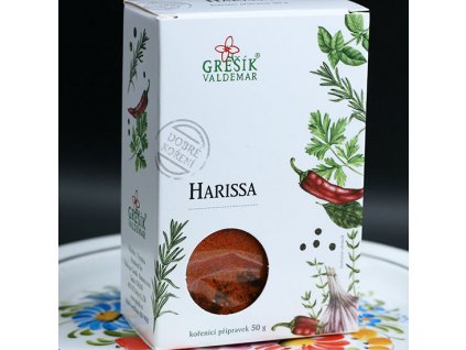 Harissa 50 g GREŠÍK Dobré koření a ebyliny.cz