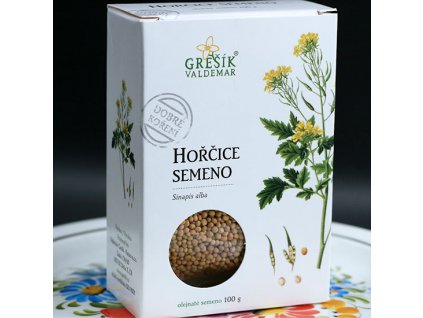 Hořčice semeno 100 g GREŠÍK Dobré koření a ebyliny.cz