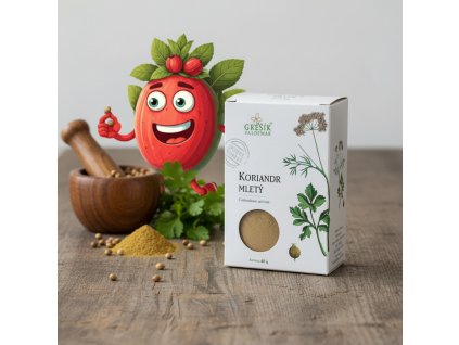 Koriandr plod mletý 40 g GREŠÍK Dobré koření