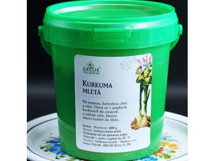 Kurkuma mletá 400 g KBELÍČEK GREŠÍK Dobré koření