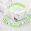 KŘIŠŤÁL X ZELENÝ KALCIT NÁRAMEK S DEKORACÍ (UNISEX) 6