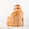 ŠŤASTNÝ BUDDHA DŘEVĚNÁ SOŠKA 2 (XL) 17cm 704g