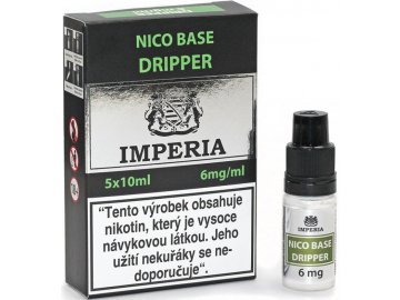 nikotinova baze cz imperia dripper 5x10ml pg30 vg70 6mg