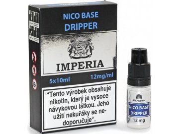 nikotinova baze cz imperia dripper 5x10ml pg30 vg70 12mg