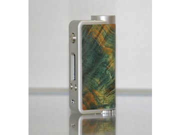 KANGER K1 STABILIZOVANÉ DŘEVO DNA 75 BOX MOD - zelená/dřevo