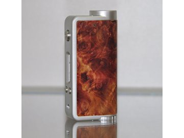 KANGER K1 STABILIZOVANÉ DŘEVO DNA 75 BOX MOD - hnědá tmavá/dřevo