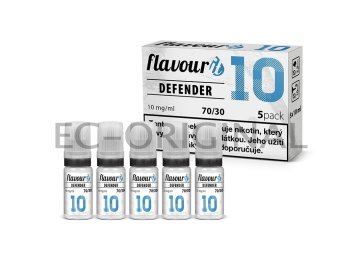 flavourit defender 70 30 dripper 10mg 5x10ml