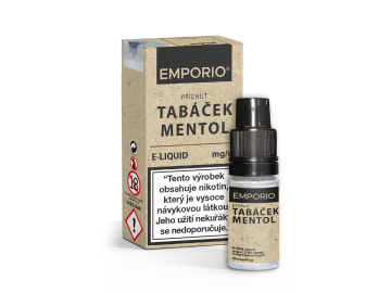 liquid tabacek mentol CZ 3 18