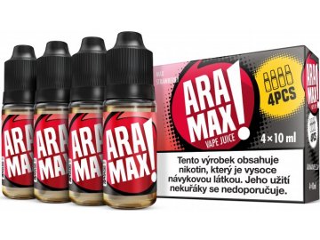liquid aramax 4pack max strawberry 4x10ml3mg.png