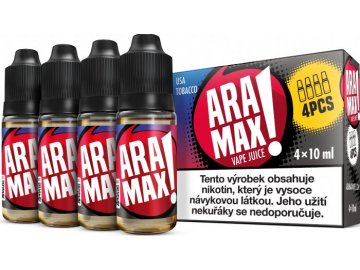 liquid aramax 4pack usa tobacco 4x10ml3mg.png