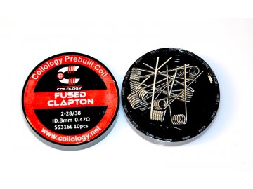 Coilology předmotané spirálky Fused Clapton, SS316L - 0,47Ω - 10ks