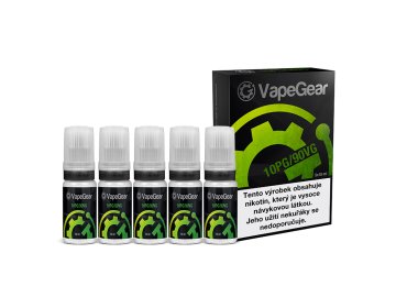 nikotinova premiova baze vapegear 10pg 90vg 5x10ml