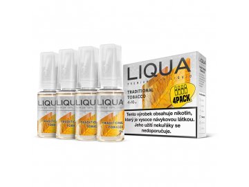 Tradiční tabák - Traditional Tobacco - LIQUA 4-Pack