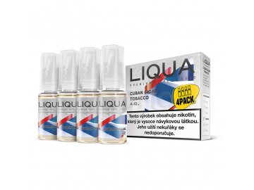 Kubánský doutník - Cuban Cigar Tobacco - LIQUA 4-Pack