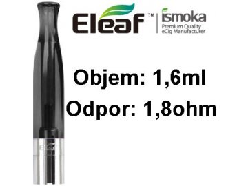 iSmoka-Eleaf BCC-CT clearomizer 1,6ml 1,8ohm Black