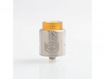 18596 authentic vandy vape paradox rda rebuildable dripping atomizer w bf pin silver stainless steel 24mm diameter