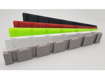 6 x Panel s T-drážkou PETG pro nástavce