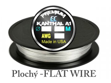 Drát Kanthal A1 PREMIUM 1m - MADE IN USA - plochý
