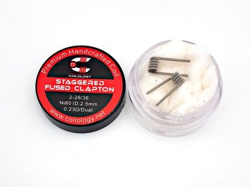 dual staggered fused clapton ni80 0,23ohm