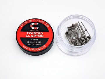 ss316l twisted clapton 0,39ohm