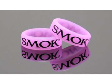 Dekorativní kroužek velký SMOK fialový Lumino