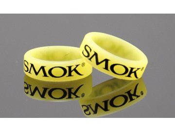 Dekorativní kroužek velký SMOK žlutý Lumino