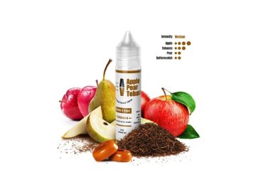 Apple Pear Tobacco (Šťavnatá jablka v karamelu s tabákem) - Příchuť Adams vape S&V 10ml