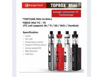 Kangertech TOPBOX Mini TC 75W set