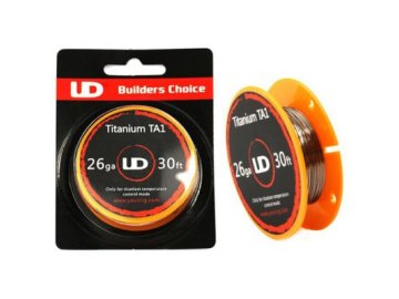 Drát Titanium Gr1 - UD 30ft Titanium TA1 26AWG