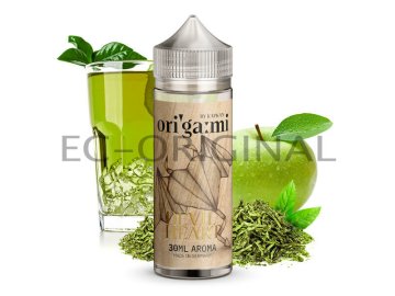 kapka s flava origami chladive zelene jablko a caj devil heart shake and vape 24107