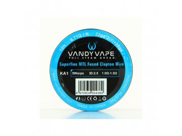 superfine mtl fused clapton wire vandy vape kanthal