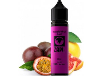 prichut zap juice shake and vape zap 20ml passionfruit zest