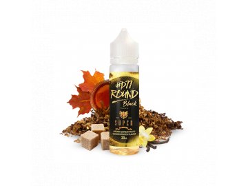 super flavor round black by d77 vape shot 20ml