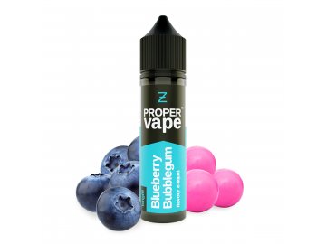proper vape 50ml shortfill blueberry bubblegum graphic