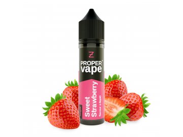 proper vape 50ml shortfill sweet strawberry graphic