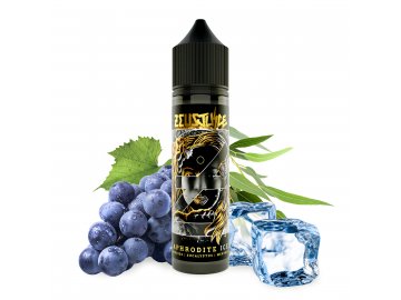 zeus juice 50ml shortfill aphrodite ice graphic