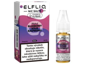 liquid elfliq nic salt blueberry sour raspberry 10ml 10mg cz