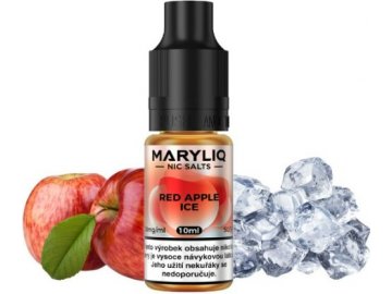 liquid maryliq nic salt red apple ice 10ml 20mg