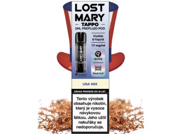 lost mary tappo pods cartridge 1pack usa mix 17mg