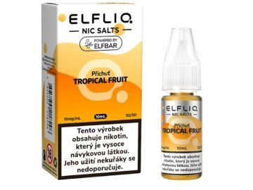 liquid elfliq nic salt tropical fruit 10ml 10mg cz