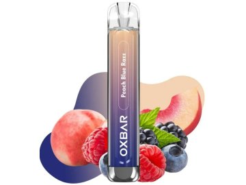 oxva oxbar c800 elektronicka cigareta peach blue razz 16mg