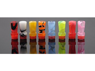 RESIN náustek 510 - 23mm - 9 barev žíhané