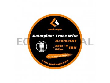GeekVape Kanthal A1 Caterpillar Track Wire 10ft - 28GAx4 + 30GA
