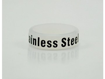 Dekorativní kroužek velký ( Stainless Steel ) clear